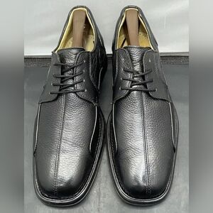 Baybridge Studio Belvedere Black Leather Oxford Dress shoes 14 D